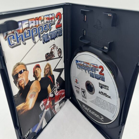 AMERICAN CHOPPER 2 FULL THROTTLE Playstation 2 Complete & Tested USA NTSC D52 - Picture 5 of 8